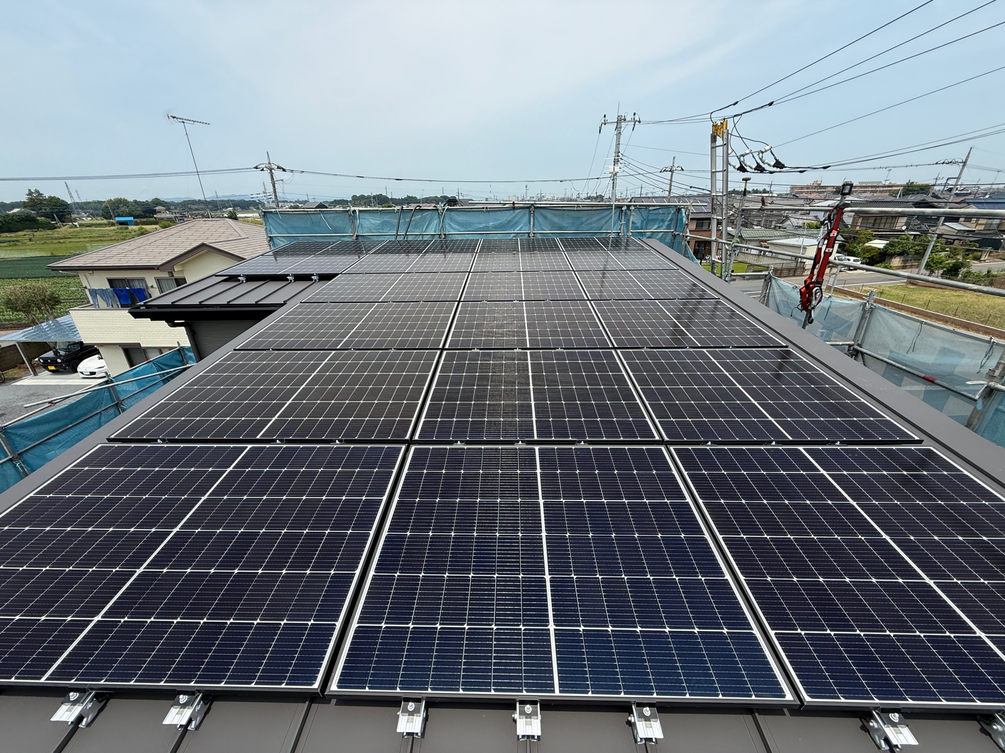 住宅太陽光パネル設置施工＜嵌合式立平＞