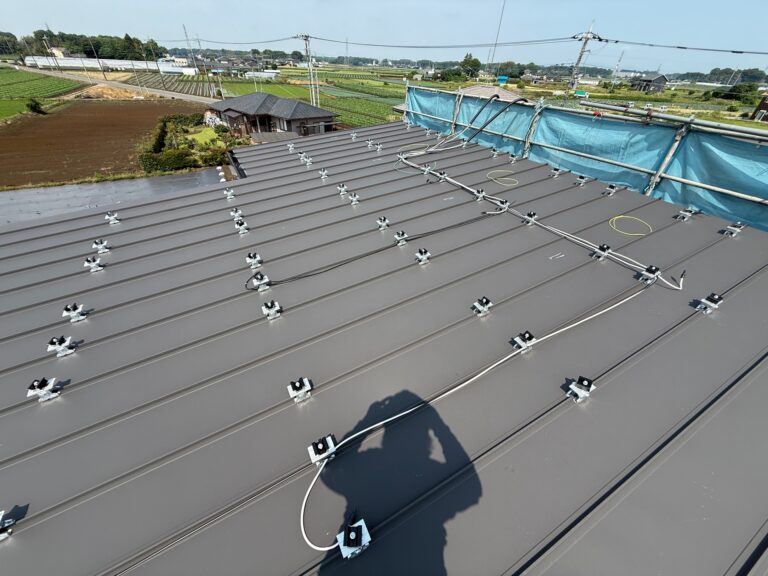 住宅太陽光パネル設置施工＜嵌合式立平＞